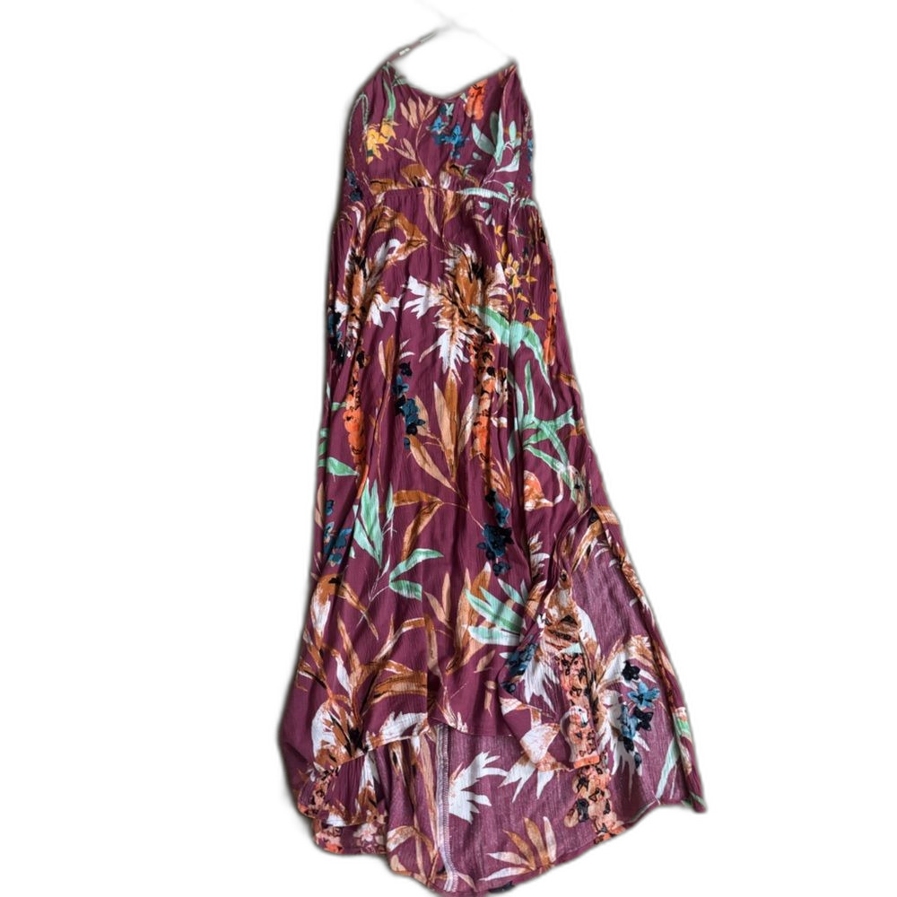 Floral halter dress